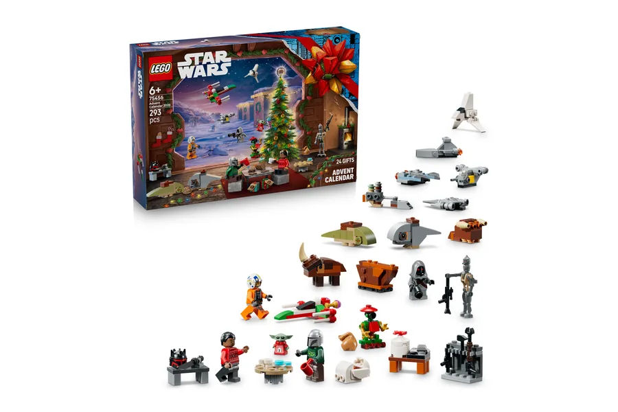 LEGO Star Wars Adventskalender 2026 (75456) mit Mandalorianer-Minifiguren und Mini-Raumschiffen