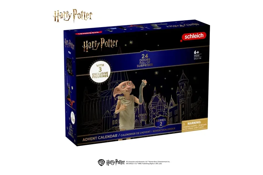 Schleich Harry Potter Mini-Figuren Adventskalender Serie 2 (99241) mit Dobby auf der Verpackung