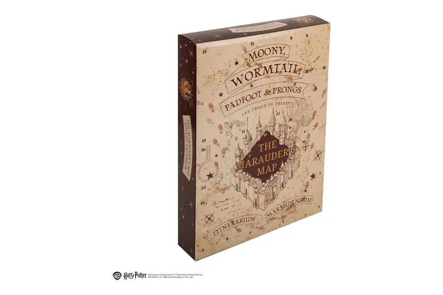 Cinereplicas Adventskalender Karte des Rumtreibers 2026 Edition im Harry-Potter-Design
