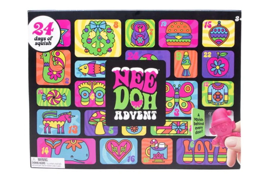 NeeDoh Adventskalender von Schylling mit 24 Teenie-Squishies