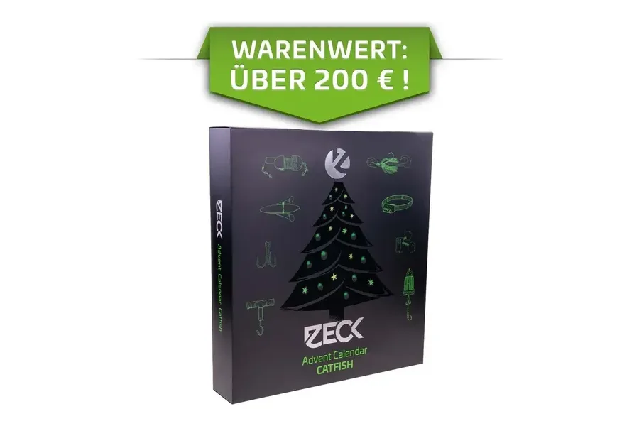 Zeck Advent Calendar Catfish 2026 mit Zubehör-Symbolen
