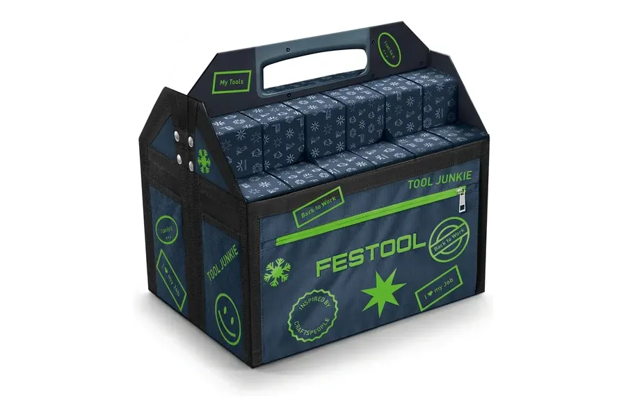 Festool Adventskalender AK-FT1 2026 als Werkzeugbox mit Tragegriff